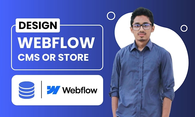 Gig Preview - Create a cms or ecommerce website using webflow for you