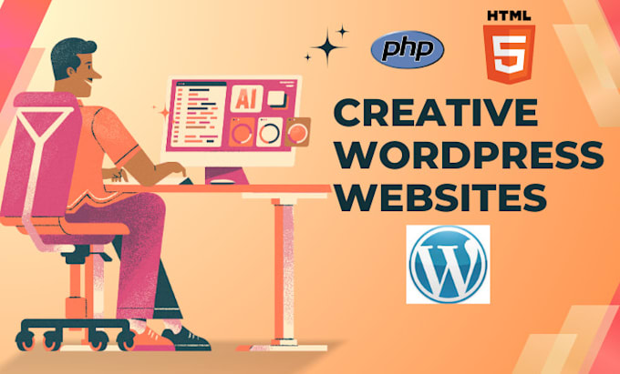 Gig Preview - Create wordpress website design and development