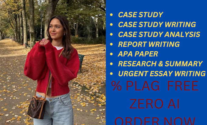 Bestseller - do case study analysis, report, assignment, apa paper, research summary writing