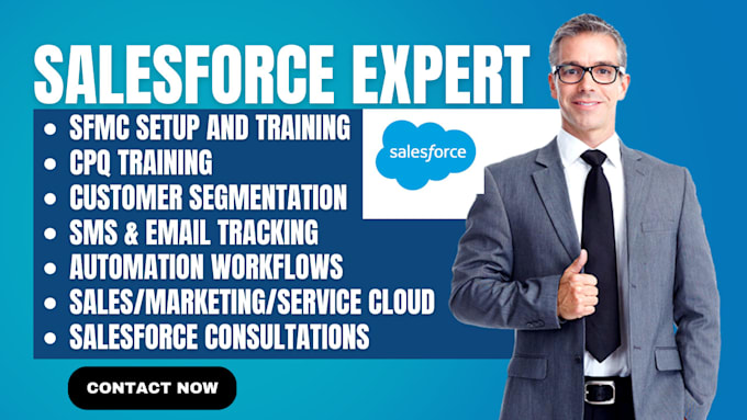 Gig Preview - Sfmc service sales marketing lwc cpq cloud salesforce training consultation