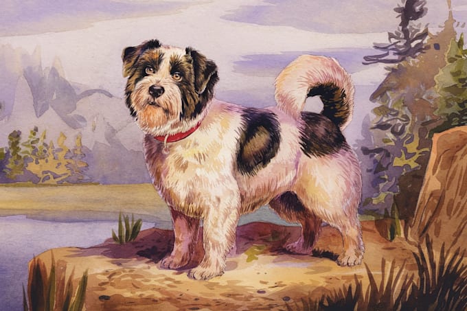 Bestseller - create a watercolor portrait of your pet