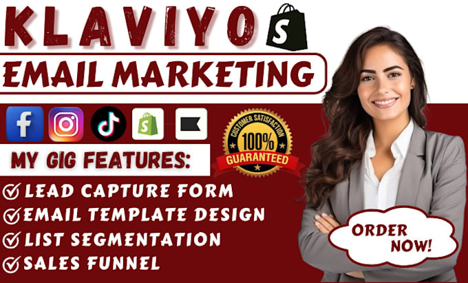 Gig Preview - Klaviyo email marketing klaviyo flows design klaviyo sales marketing campaign