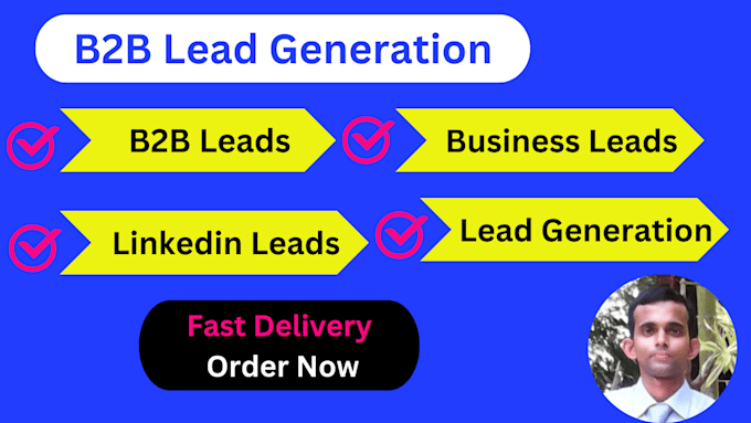 Gig Preview - Do b2b lead generation for your business