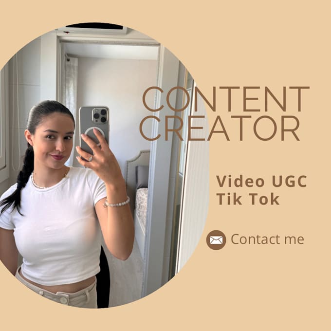 Gig Preview - Create ugc adds tiktok videos or reels for you in spanish