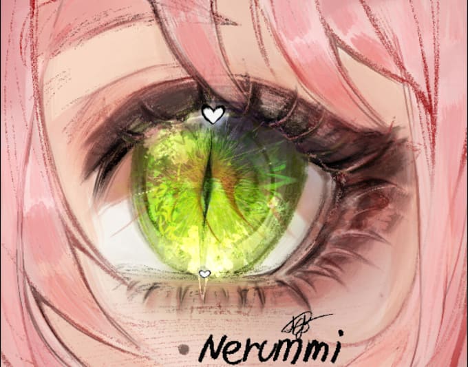 Gig Preview - Draw an anime eye