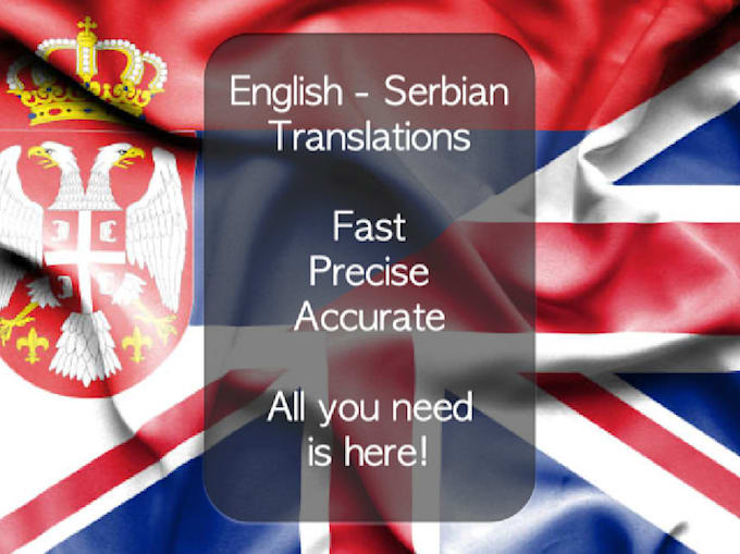 Bestseller - precisely and naturally translate your content between english and serbian