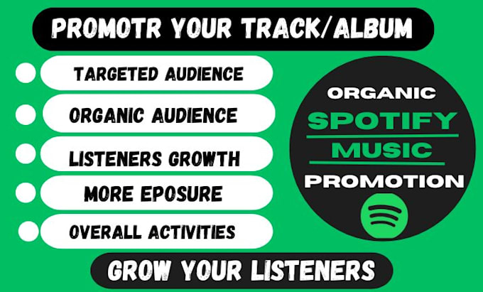 Gig Preview - Create and do spotify ads to promote your spotify music or your spotify album