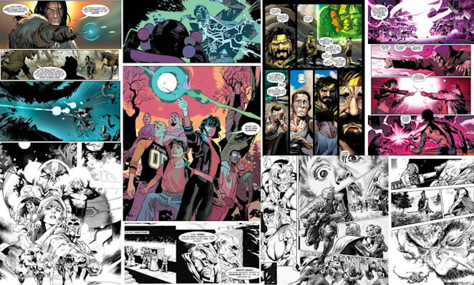 Gig Preview - Draw graphic novel illustration, comic page, comic art be your comic book artist