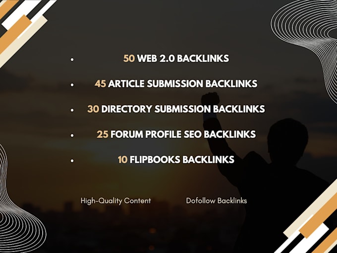 Gig Preview - Manually build high quality backlinks for your site