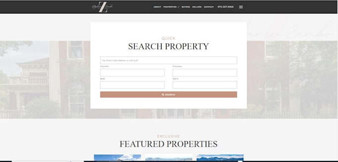 Gig Preview - Design realtor website, agent website, idx website, idx broker on wordpress