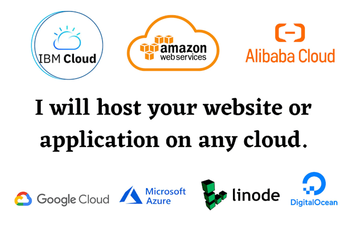 Gig Preview - Set up your website on AWS, azure, digital ocean, linode, google cloud, godaddy