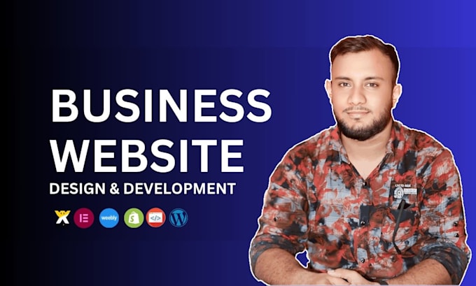 Gig Preview - Create a professional business website with custom coding solutions