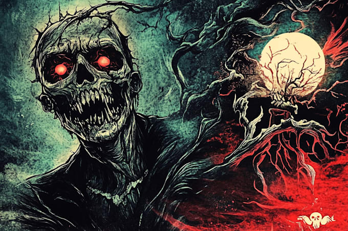 Gig Preview - Do amazing illustration, dark art, horror, brutal artwork