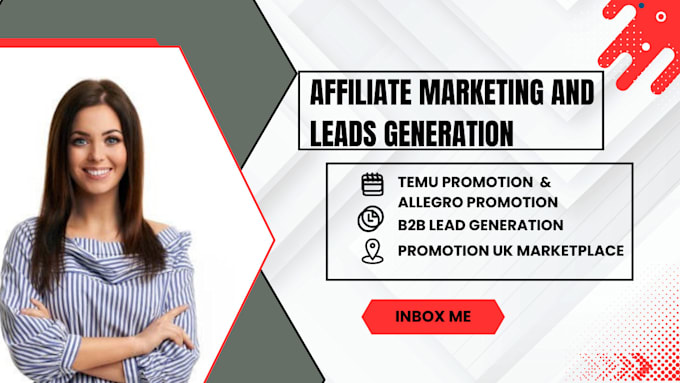 Bestseller - promote marketplace products allegro, temu affiliate marketing leads generation