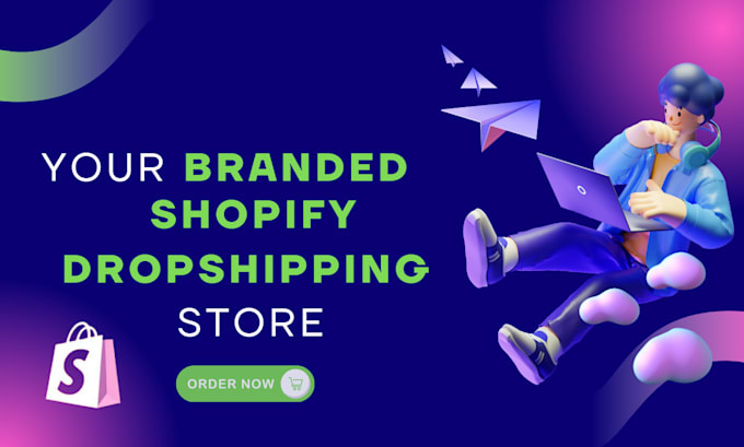 Gig Preview - Design and redesign shopify ecommerce dropshipping store