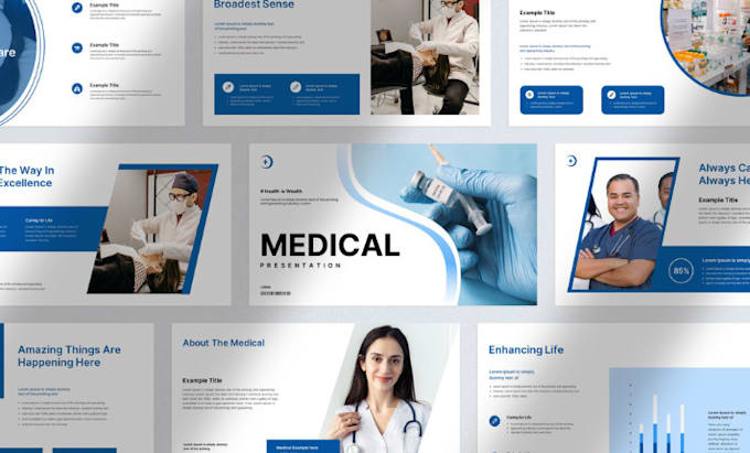 Gig Preview - Design or redesign presentation or pitch deck on medical, educational, health