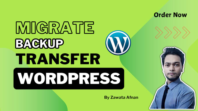 Gig Preview - Do wordpress website migration backup and host transfer