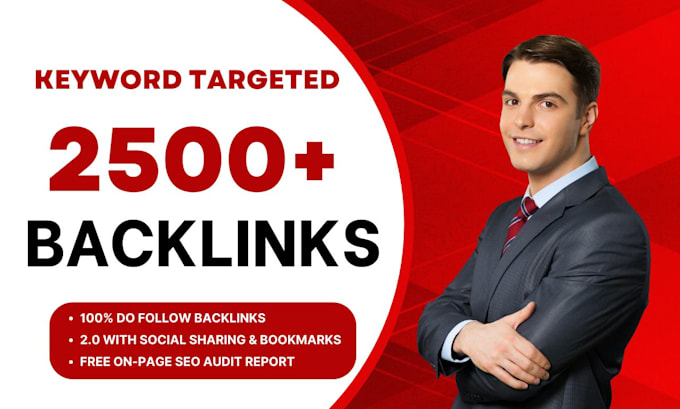 Gig Preview - Create 2500 SEO do follow backlinks to increase your website ranking