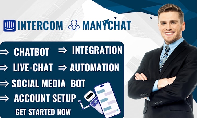 Bestseller - setup intercom chatbot manychat botpress product tour tidio ai live chat