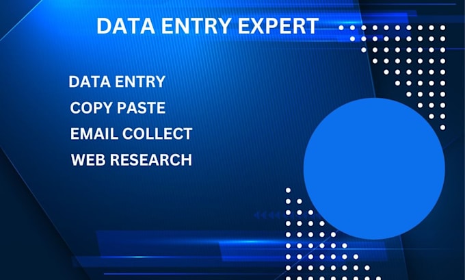 Bestseller - do data entry, copy paste, data mining, email collect