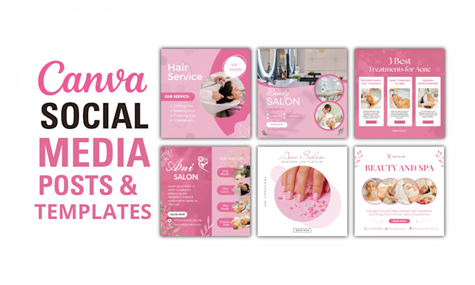 Gig Preview - Design canva pro templates and social media posts branding