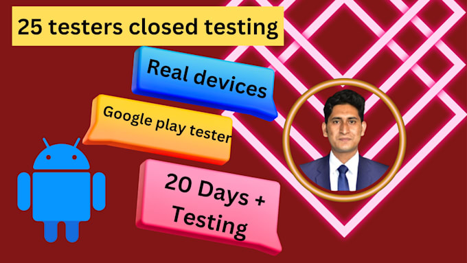 Gig Preview - Provide 25 testers closed testing