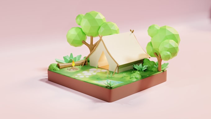 Gig Preview - Create 3d low poly models for games and web