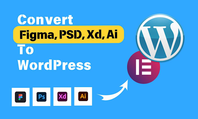 Gig Preview - Convert figma to wordpress using elementor or redesign website