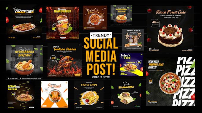 Bestseller - create trendy social media post for facebook and instagram