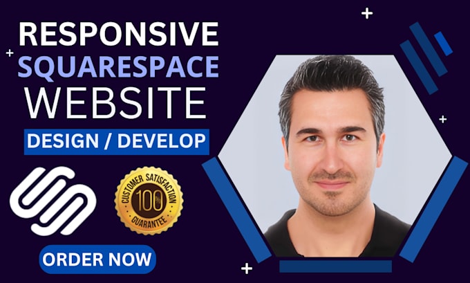 Gig Preview - Build professional squarespace website design, redesign and develop website