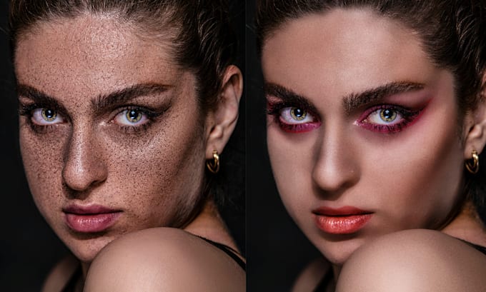 Gig Preview - Do face retouching, face makeup and high end photo editing