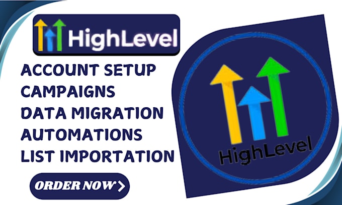 Gig Preview - Do go highlevel crm data migration lead importing ghl file exporting management