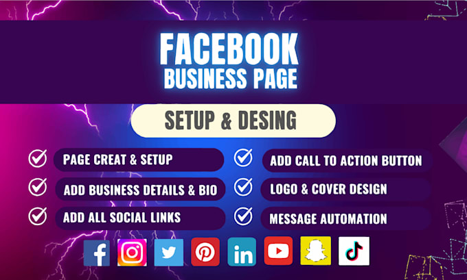 Bestseller - professionally create and set up your facebook page