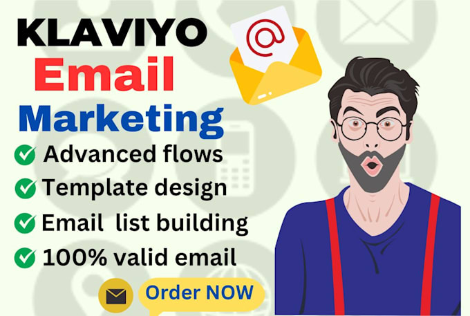 Gig Preview - Setup advanced klaviyo email marketing flows in shopify