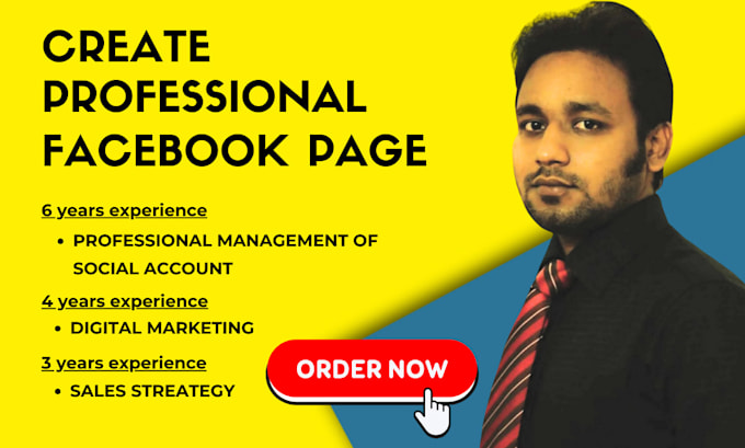 Gig Preview - Create your professional facebook page with logo and cover