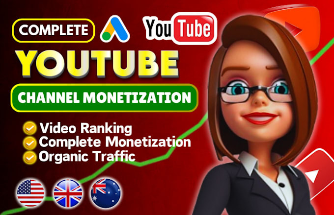 Bestseller - do organic youtube channel video promotion for complete channel monetization