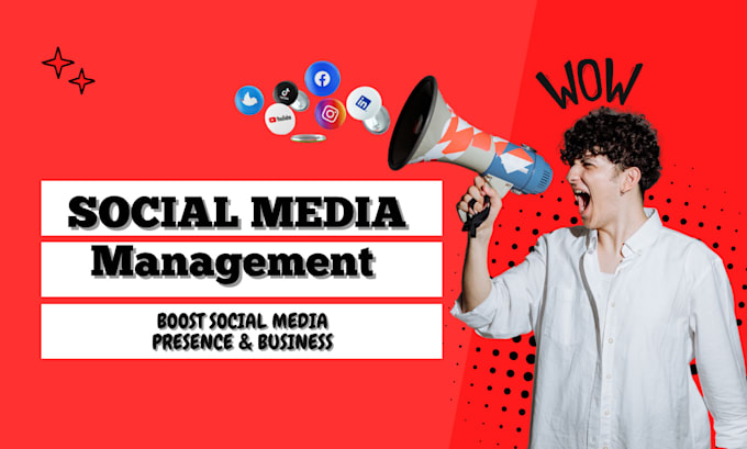 Gig Preview - Be your social media manager and content creator for you