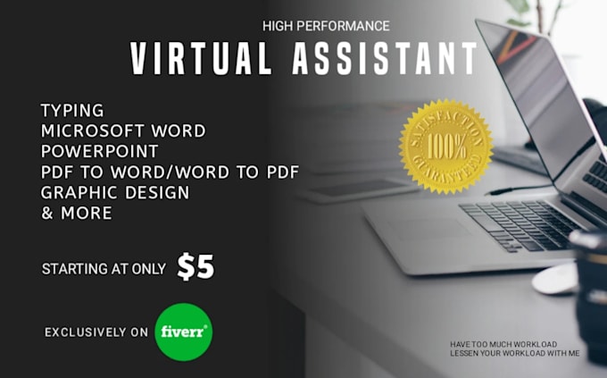 Gig Preview - Be your personal administrative virtual assistant