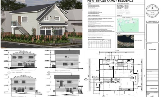 Gig Preview - Review, sign and stamp your architectural drawing with USA states pe stamp