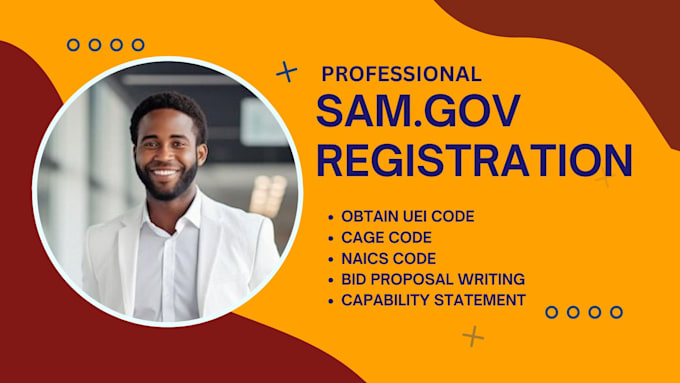 Gig Preview - Do sam gov registration get uei, cage code