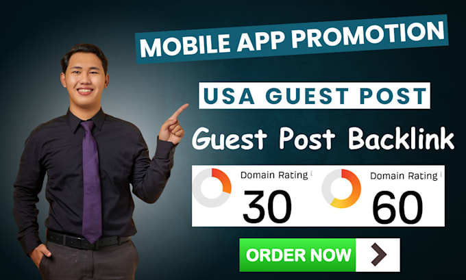 Gig Preview - Publish mobile app promotion article to provide USA guest post backlink