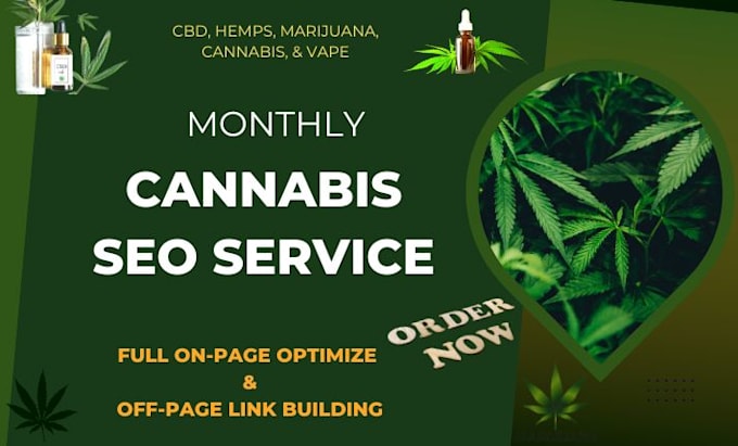 Gig Preview - Do monthly cannabis seo service product tags, image alt tags