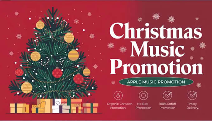 Gig Preview - Do organic and superfast christmas music promotion, christmas music video