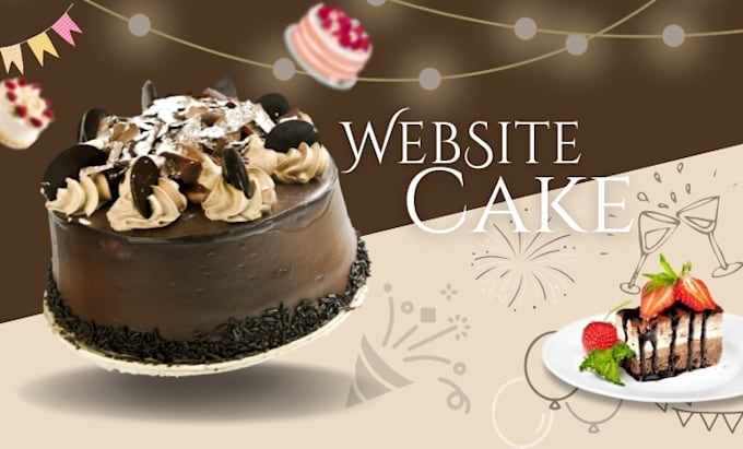 Gig Preview - Create a cake website and email automation, landing page