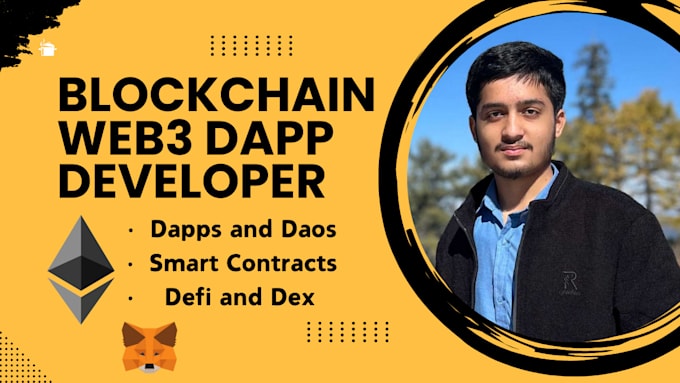 Gig Preview - Be your blockchain developer creating dapps and smart contracts