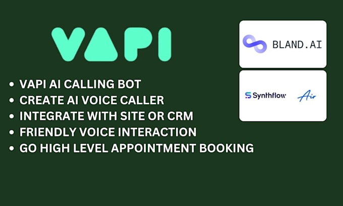 Bestseller - create ai chatbot, ai voice caller using vapi, bland, synthflow gohighlevel ai