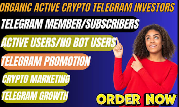 Gig Preview - Promote telegram group channel to get real and active subscribers