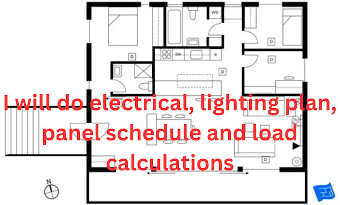 Gig Preview - Do electrical, lighting plan, panel schedule and load calculations