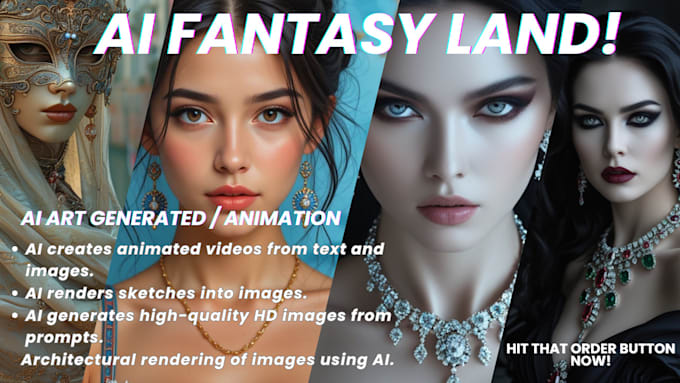 Bestseller - create ai images, sketch rendering and ai video for you