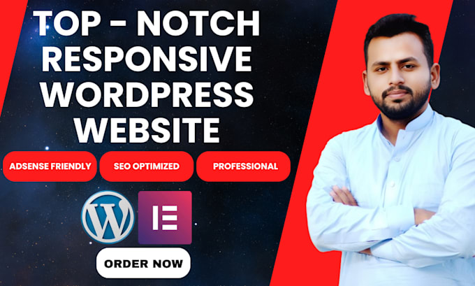 Gig Preview - Build wordpress website development, business website or wordpress blog website